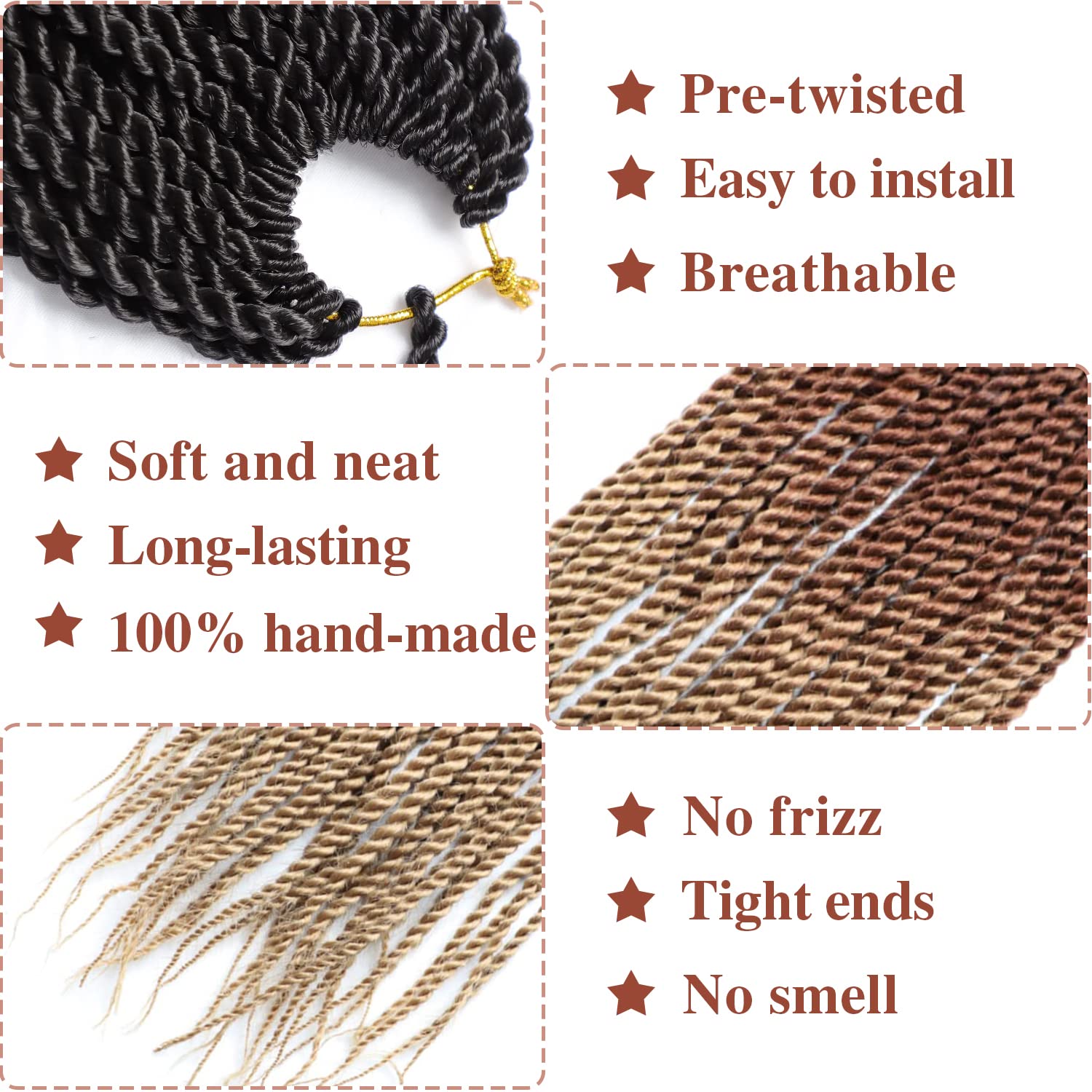 VIOLET 20 strands per pack enabling customizable fullness