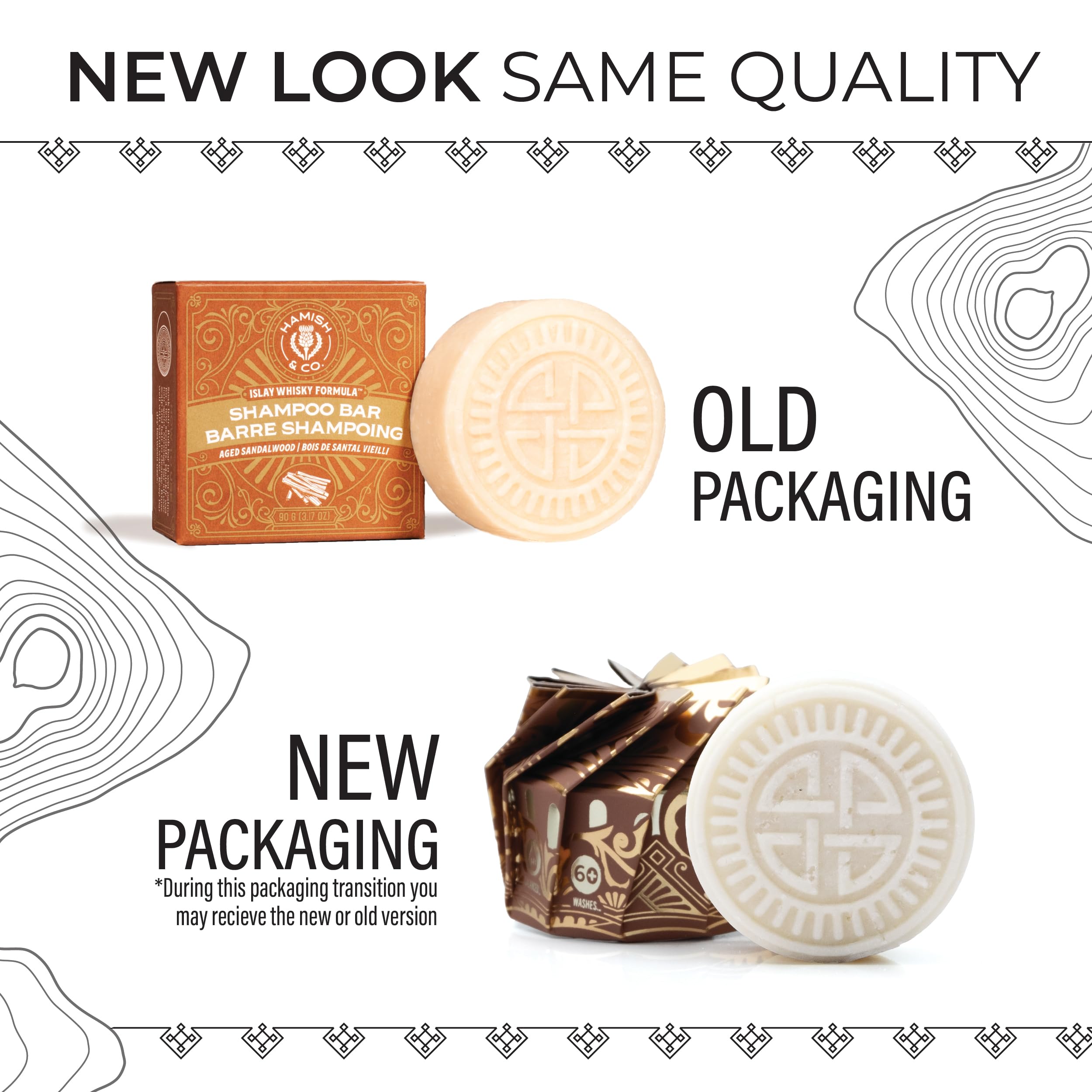 Viori Hamish & Co solid shampoo bar in shower shelf, water-saving and travel-friendly