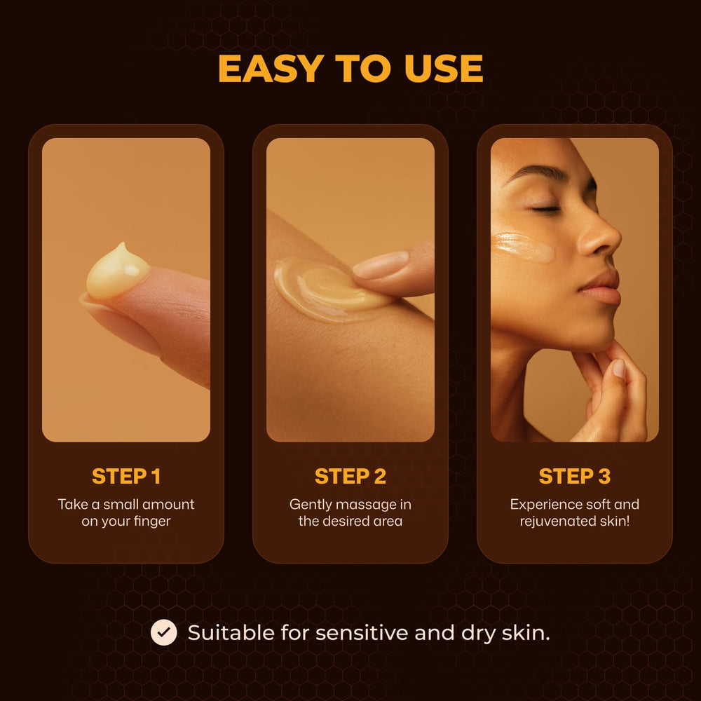 VIORY Tallow and Honey Balm raw honey-olive-oil image suggests luxury hydration for everyday skin.