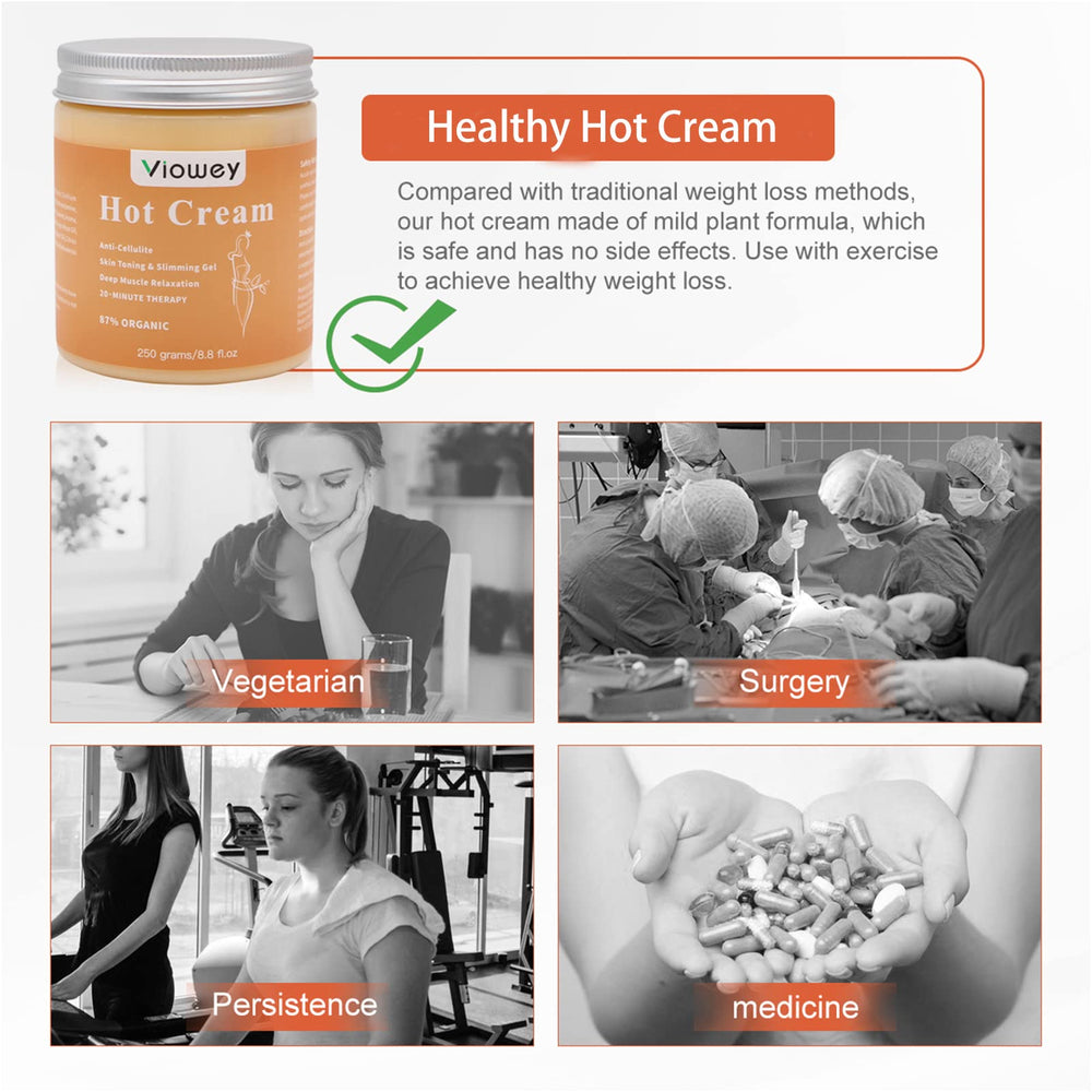 Viowey hot cream skin-nourishment promotes smooth, hydrated skin texture