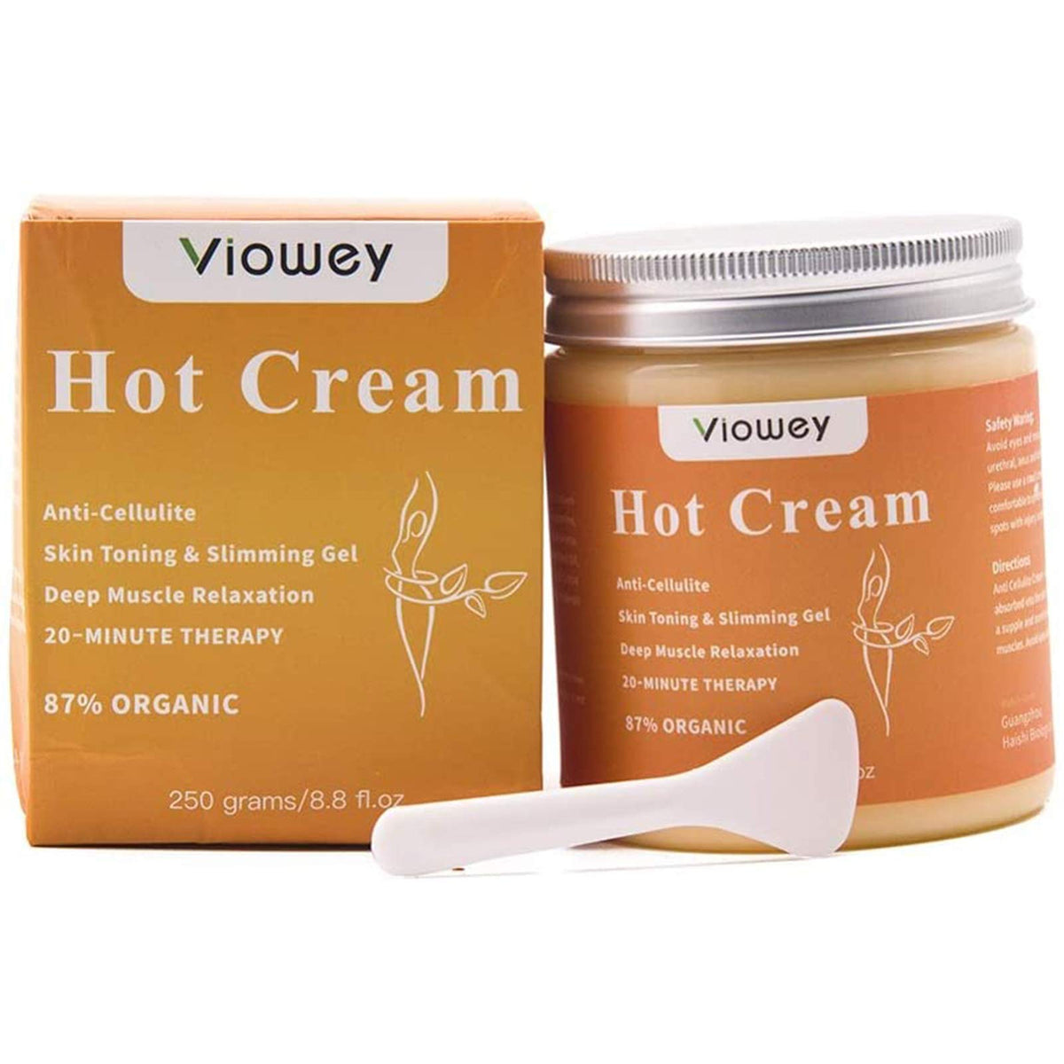 Viowey hot cream tummy-application for gentle firming and refreshing skin feel