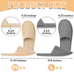 Vipay anti-slip willow-pattern soles provide safer bathroom use.
