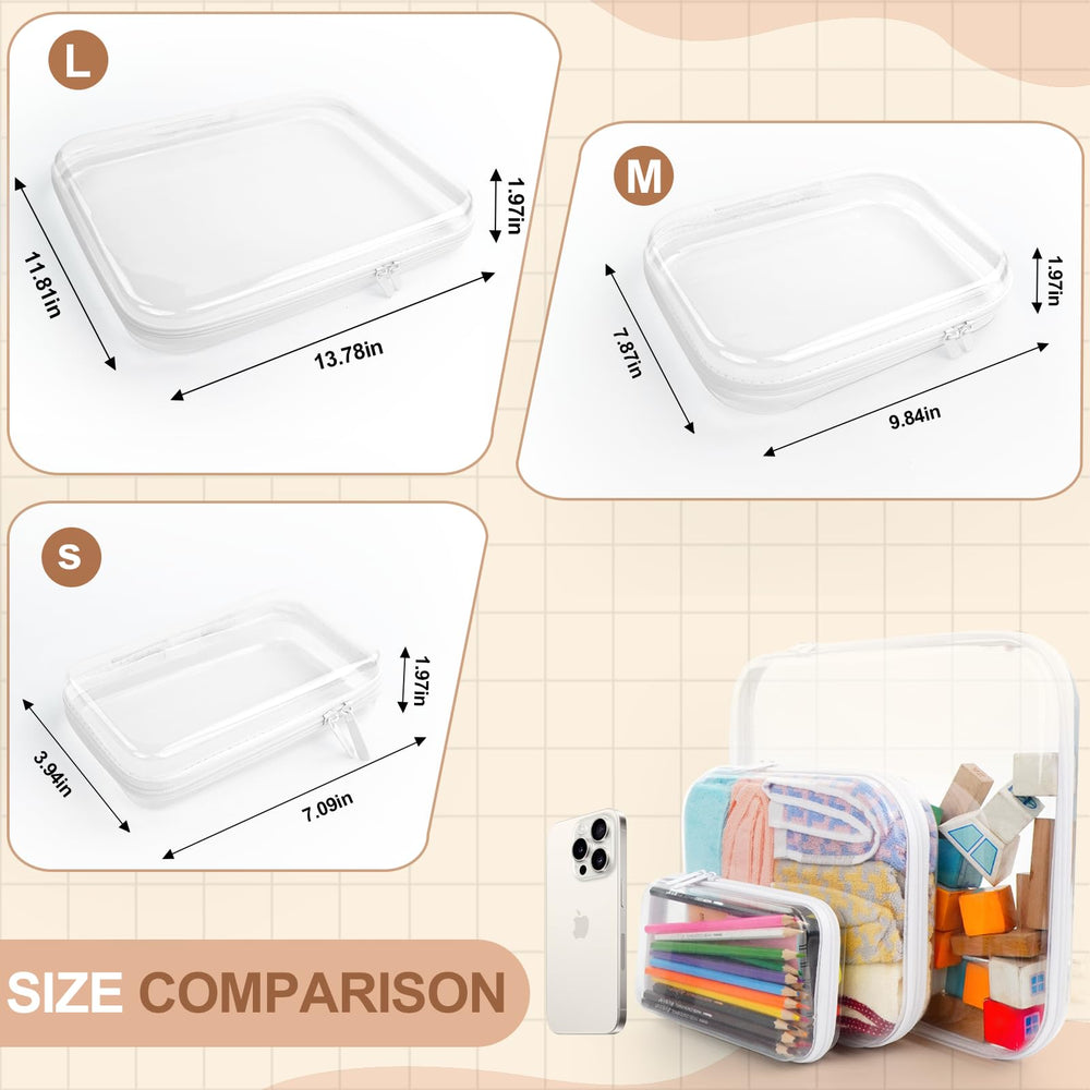 Viphope clear makeup case drawer-fit demonstrates easy organization and item visibility