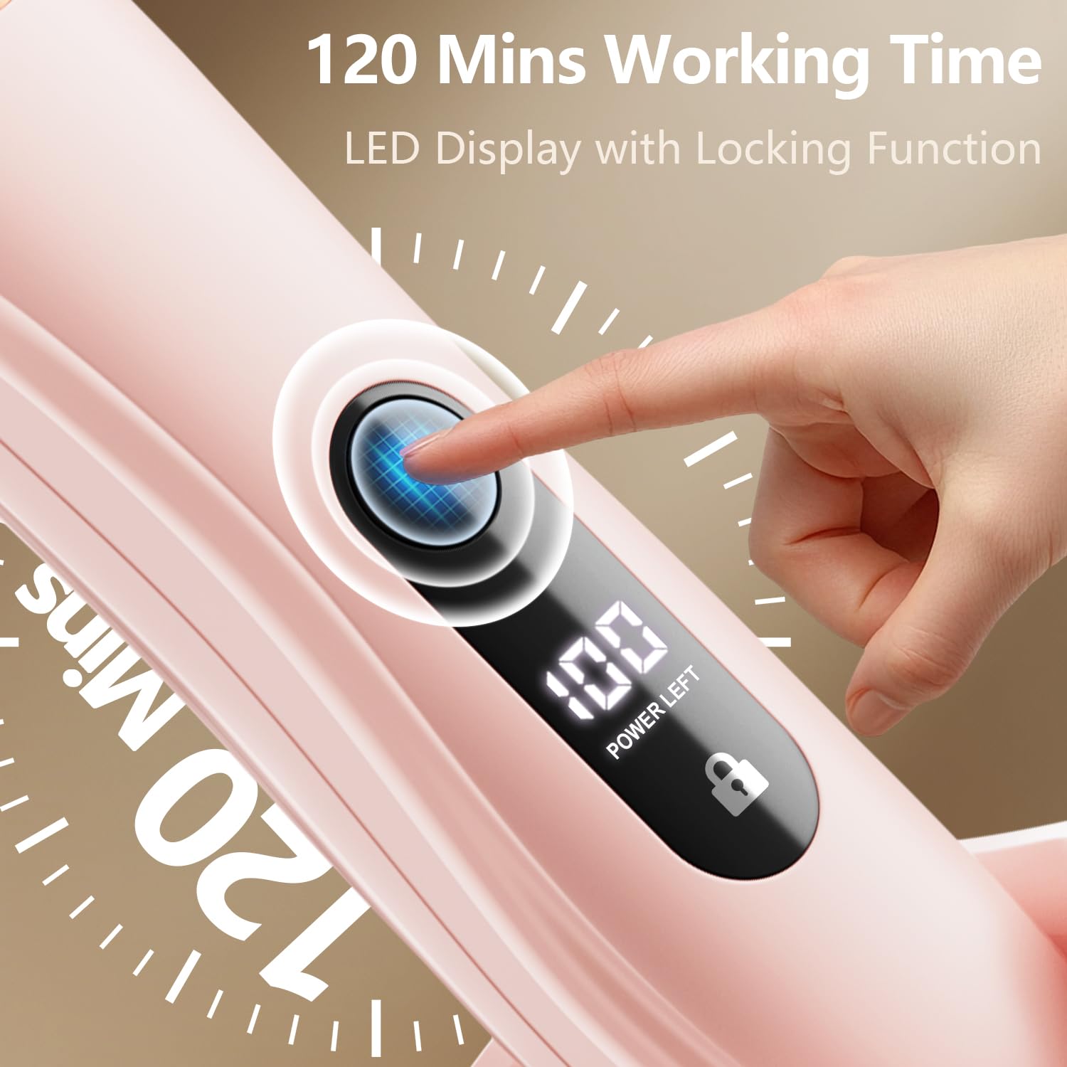 Virelle Hair Remover Bikini Trimmer IPX7 waterproof for wet and dry use