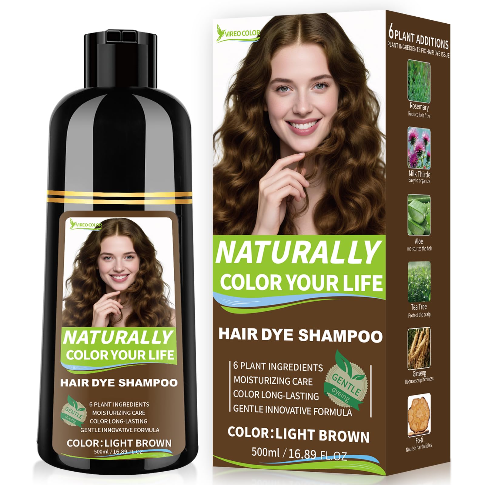 Vireo Color botella 500 ml, color duradero para canas