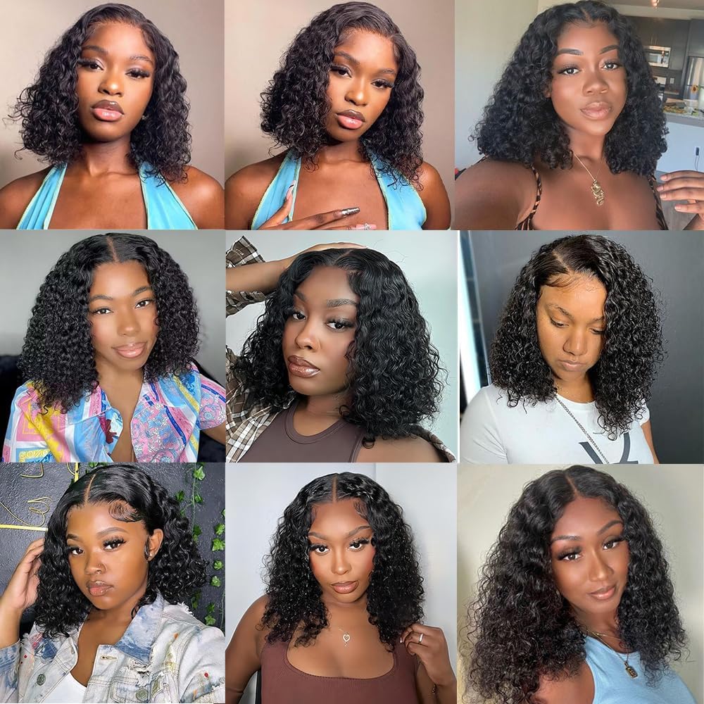 Wear demonstration of Virginess wig showing effortless styling in seconds.