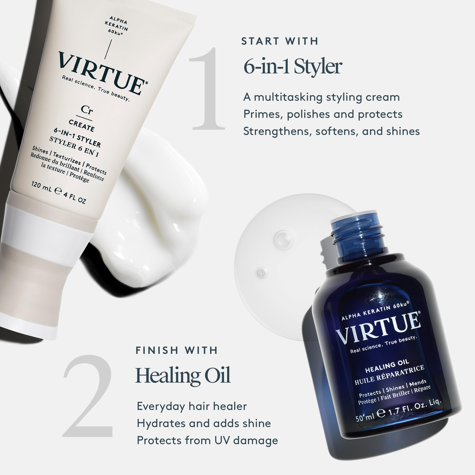 Virtue 6-in-1 Styler second-day-hair refresh for a polished look.