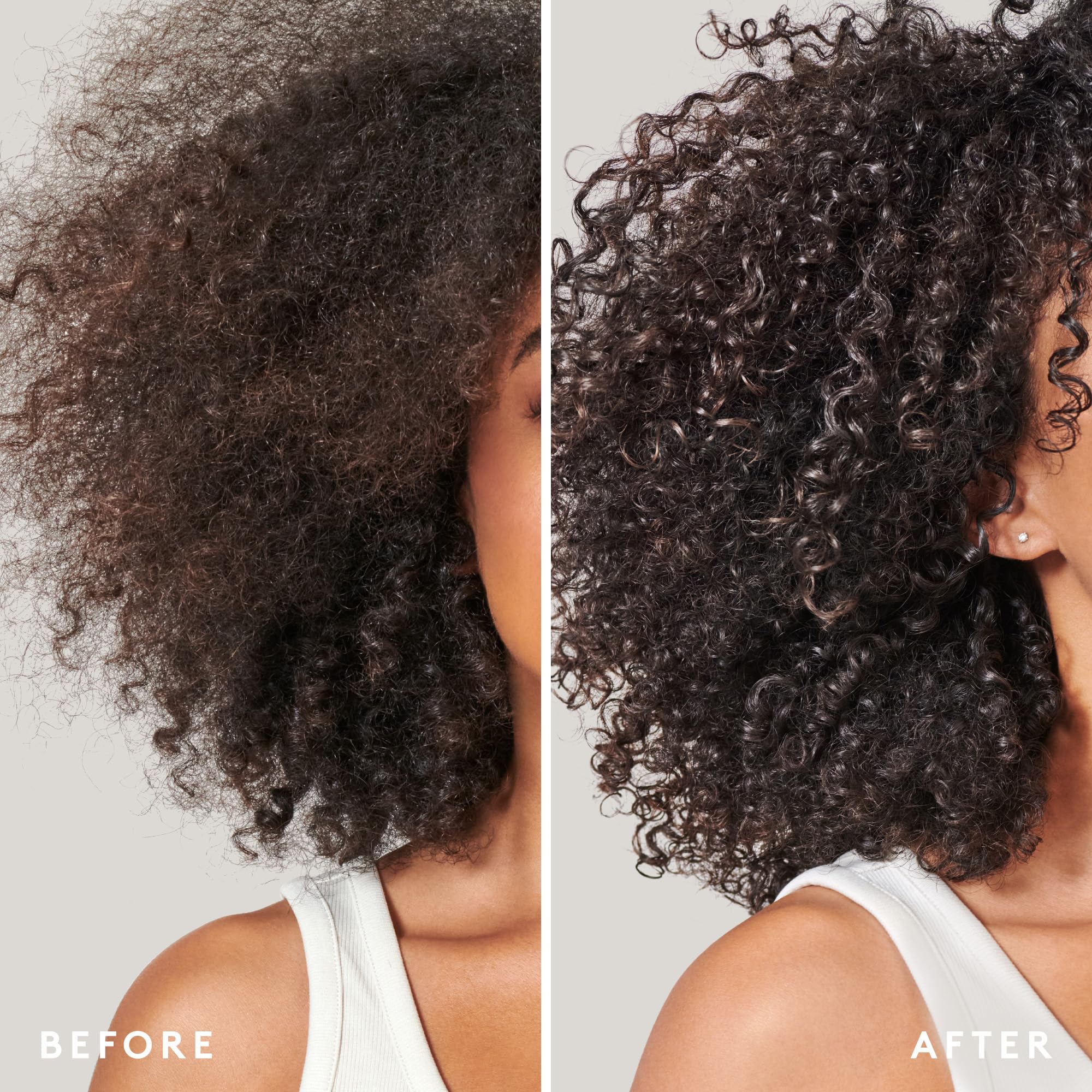 Virtue Curl Defining Whip with baobab oil nourishes and protects curls.
