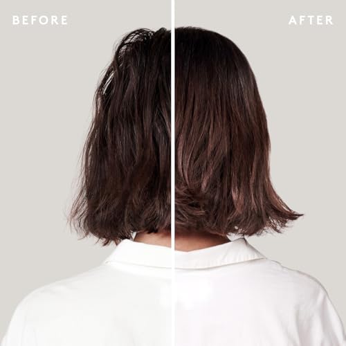 VIRTUE Full Volumizing Conditioner lifted-hair image shows added body and shine