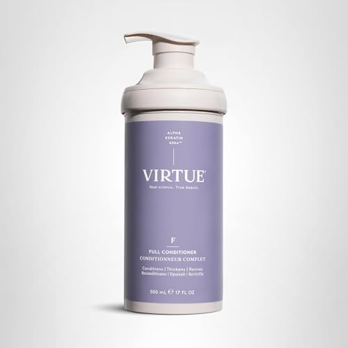 VIRTUE hair close-up reveals silky finish after use
