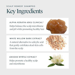 VIRTUE Scalp Remedy Shampoo palm-application demonstrates easy wetting and massage
