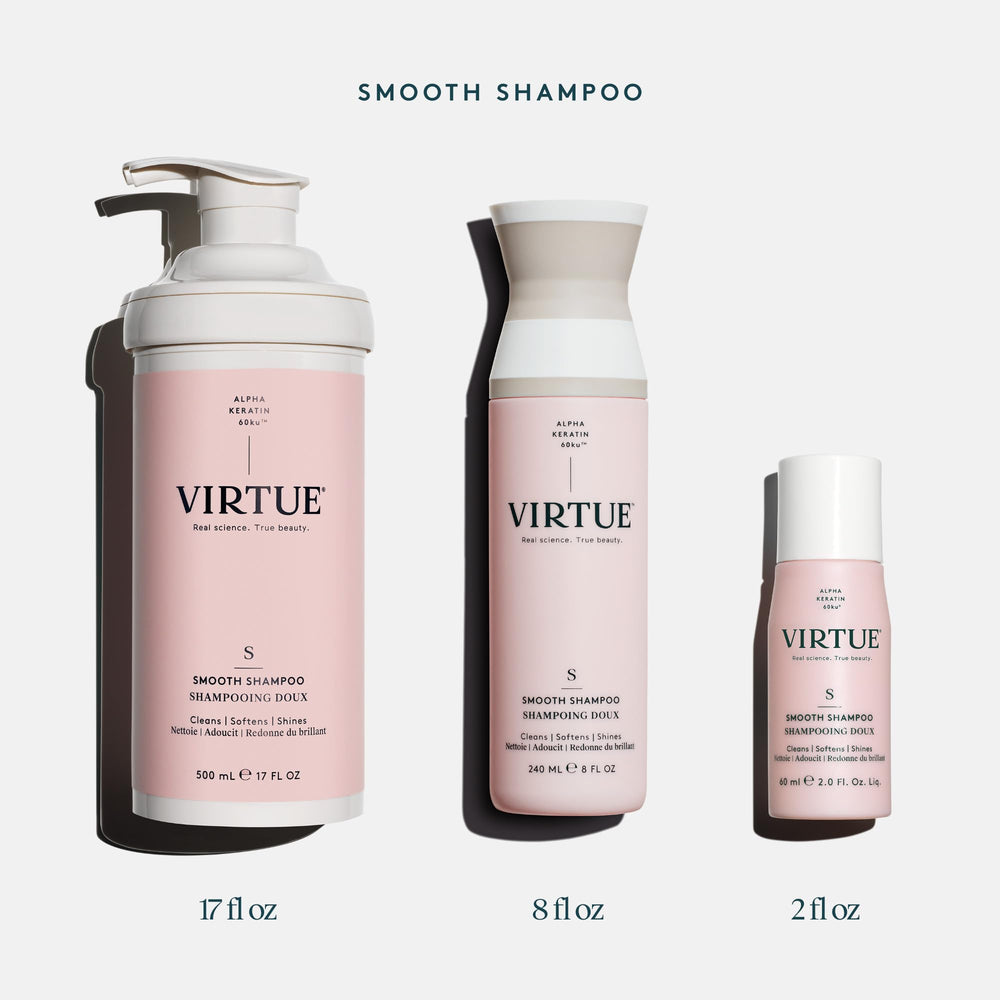 VIRTUE Smooth Shampoo cruelty-free label showcases ethical product choice
