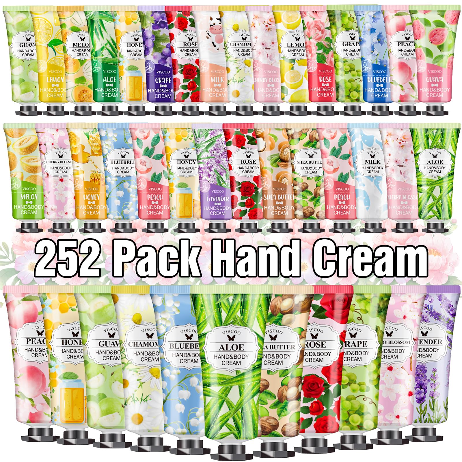 VISCOO Rose Hand Cream — rich hydration for daily dry hands.
