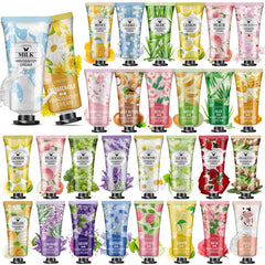 VISCOO 28-pack hand cream gift set with varied fragrances for daily mood care.