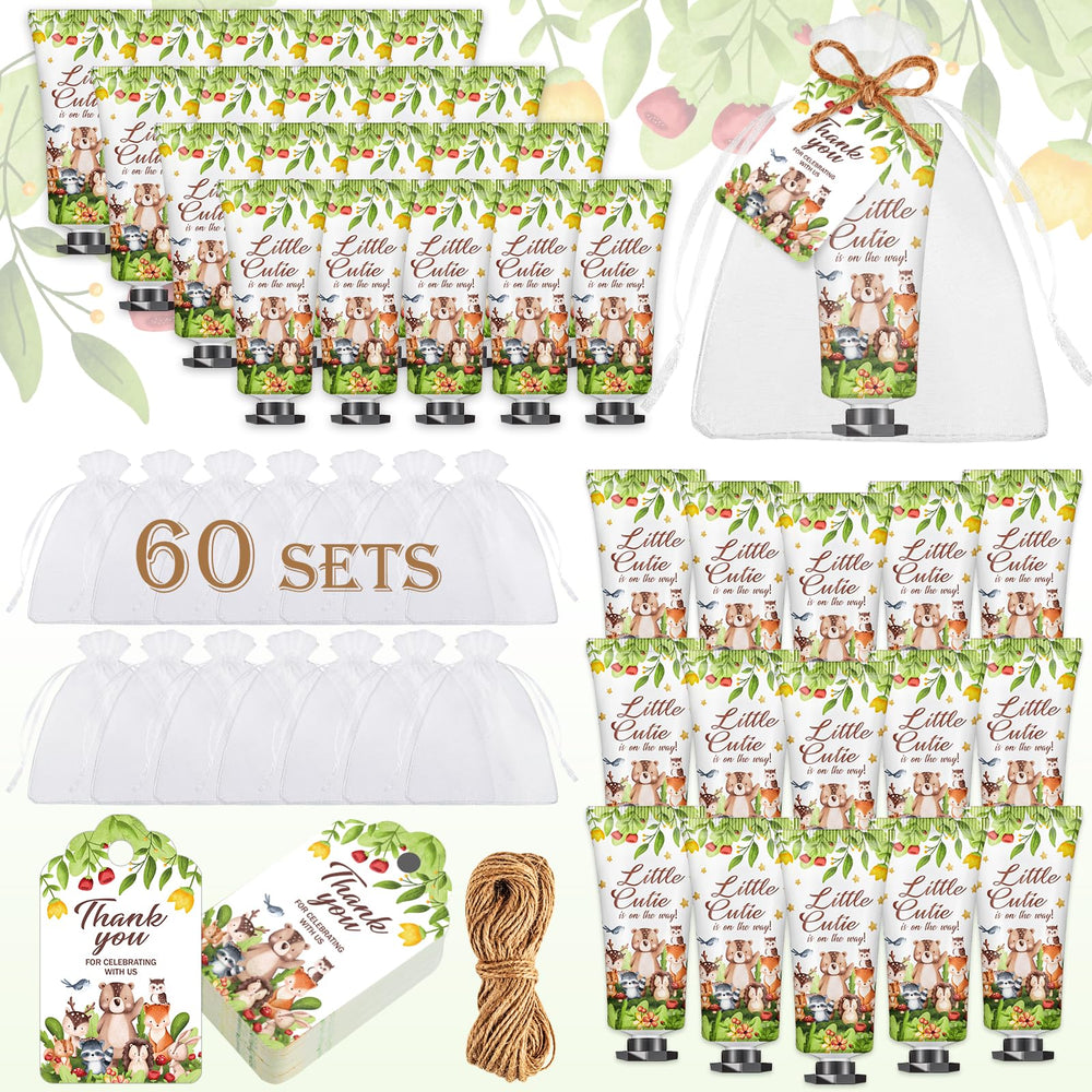 VISCOO 60pcs baby hand cream set for elegant party favors with soothing moisture.