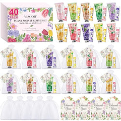 VISCOO bulk hand cream 40-pack with diverse flavors for guest gifts and favors