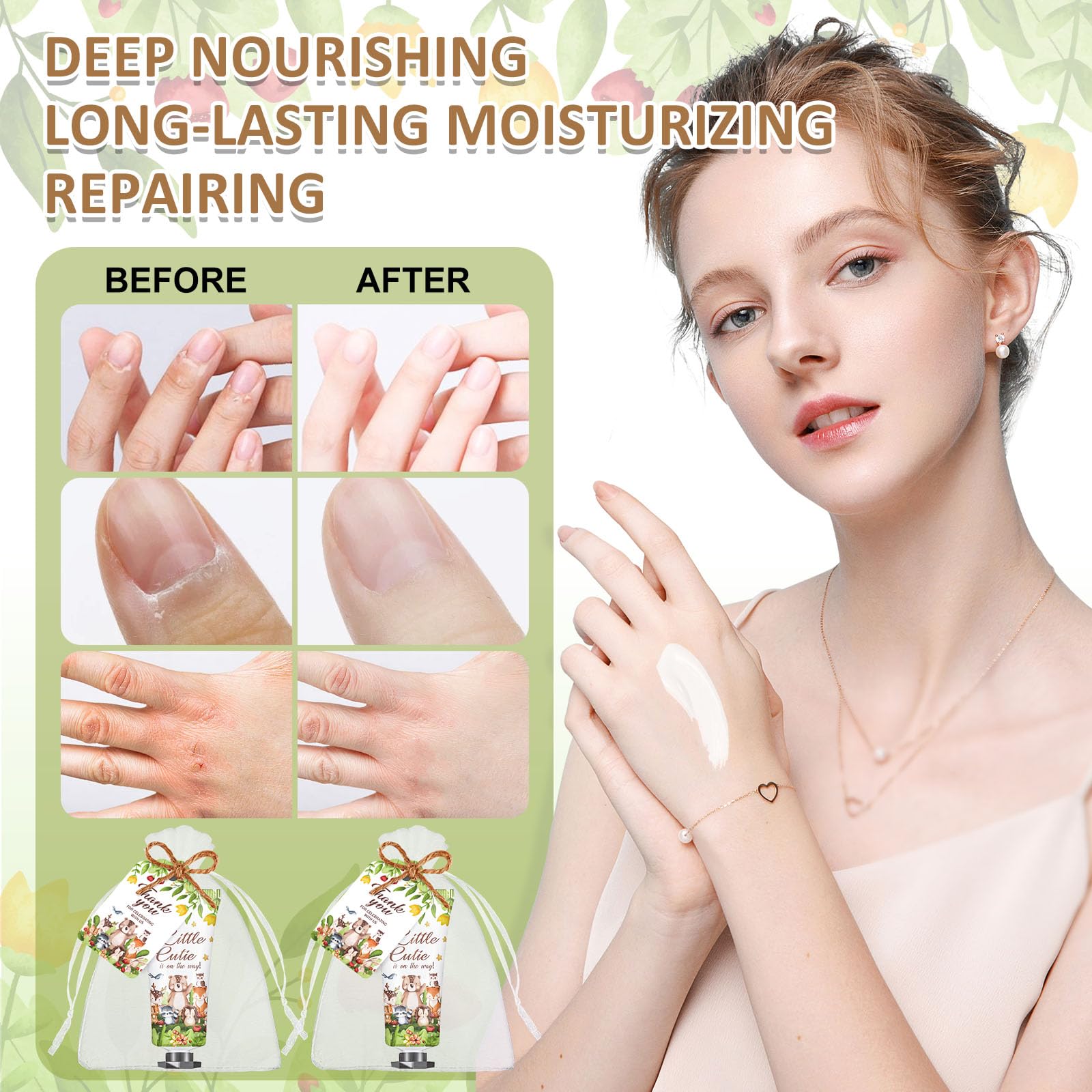 VISCOO jungle animals design hand cream features Little Cutie motif for playful decor.