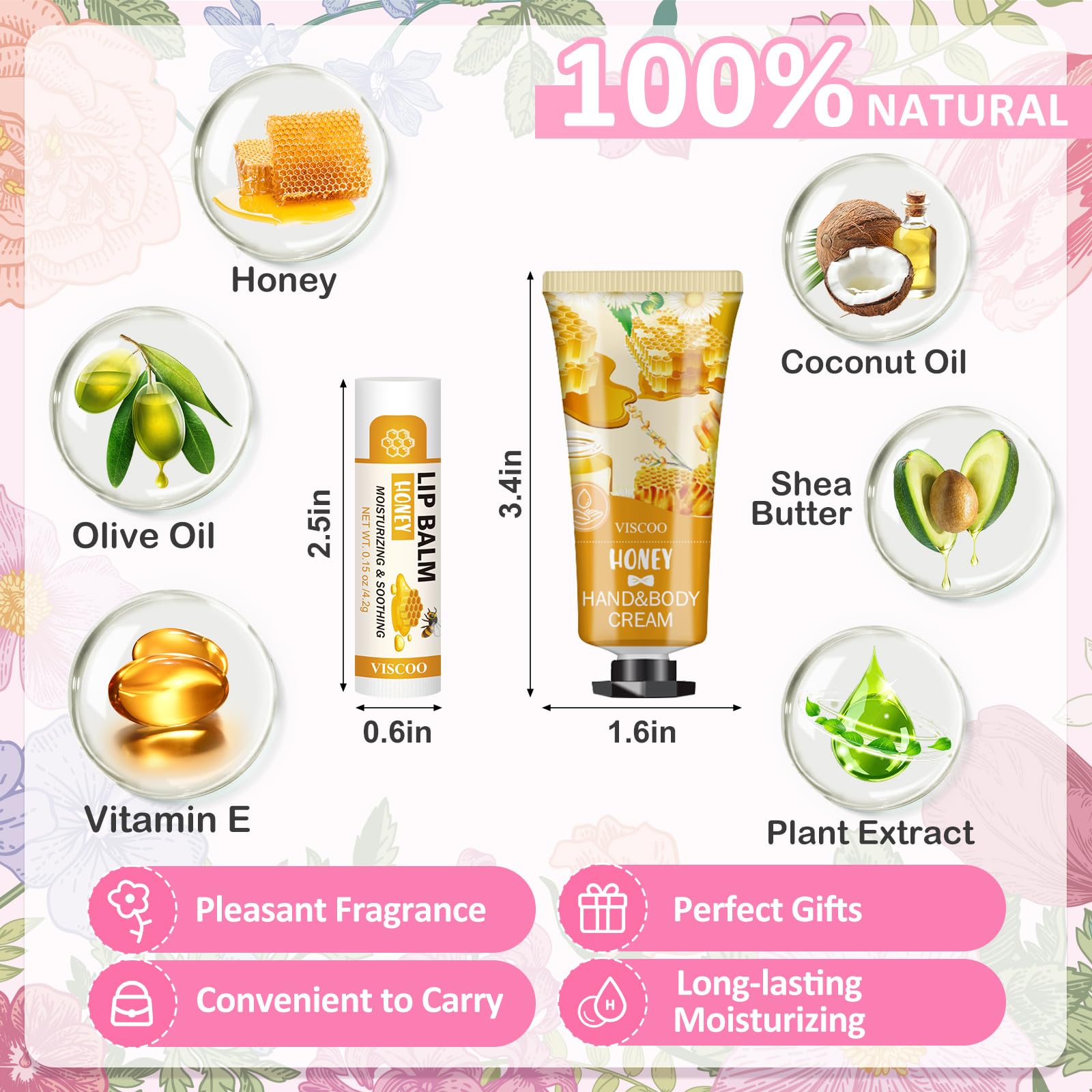 VISCOO lip balm flavor varieties provide long-lasting moisture on the go