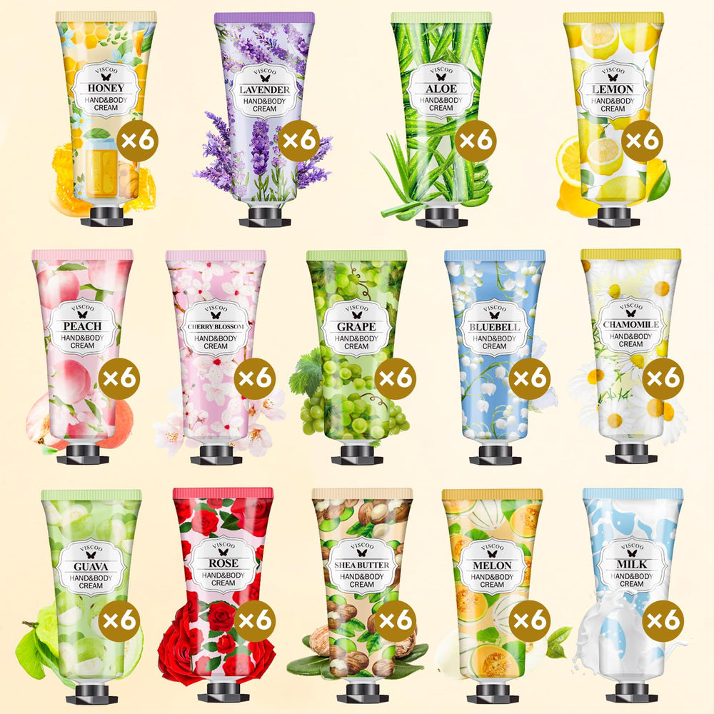 Viscoo travel-size bulk pack hand cream for on-the-go care