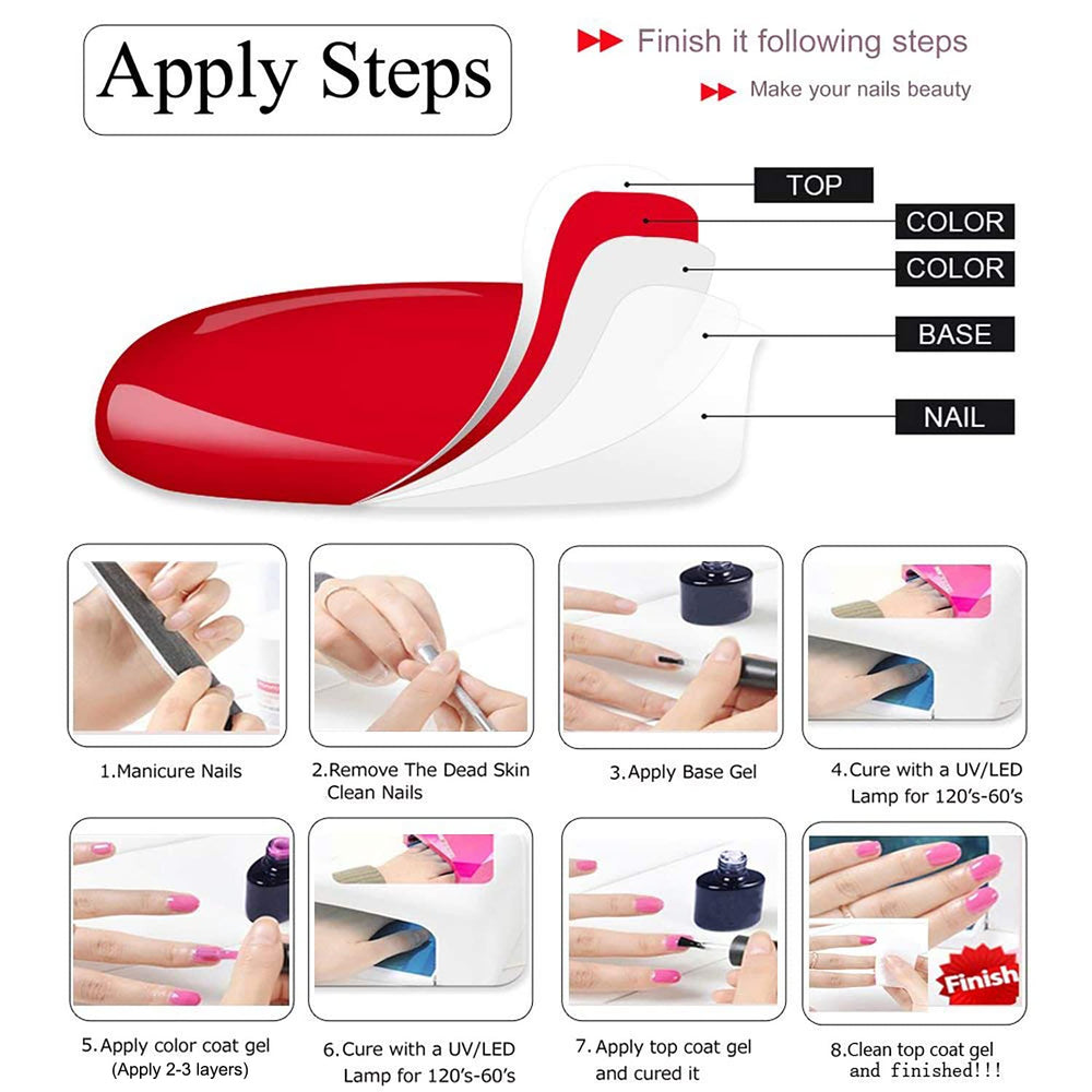 Vishine manicura rápida y duradera para cualquier ocasión.