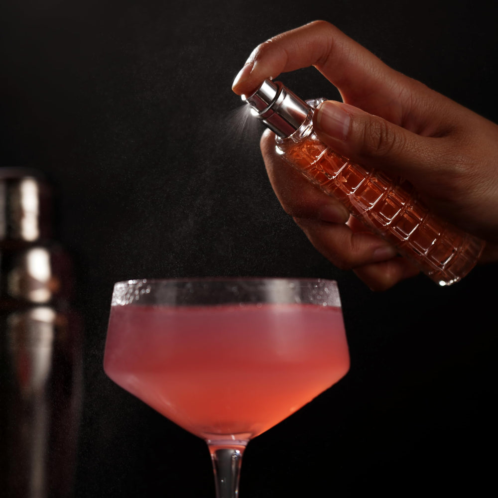 Viski martini atomizer for bitters and flavor extracts adds subtle notes.