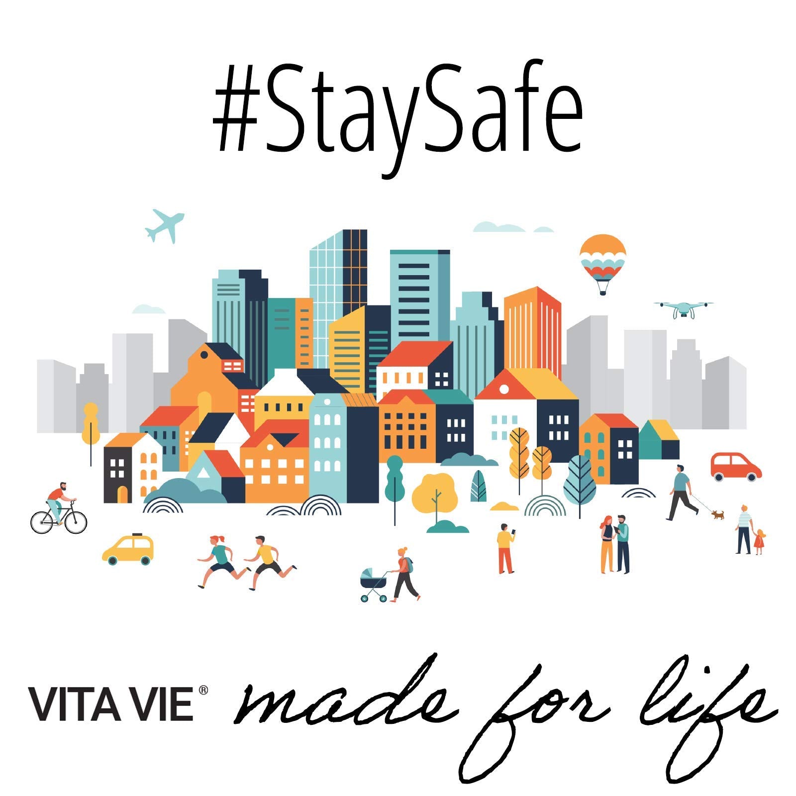 VITA VIE antibacterial body wash made-in-america-packaging signals quality and domestic production.