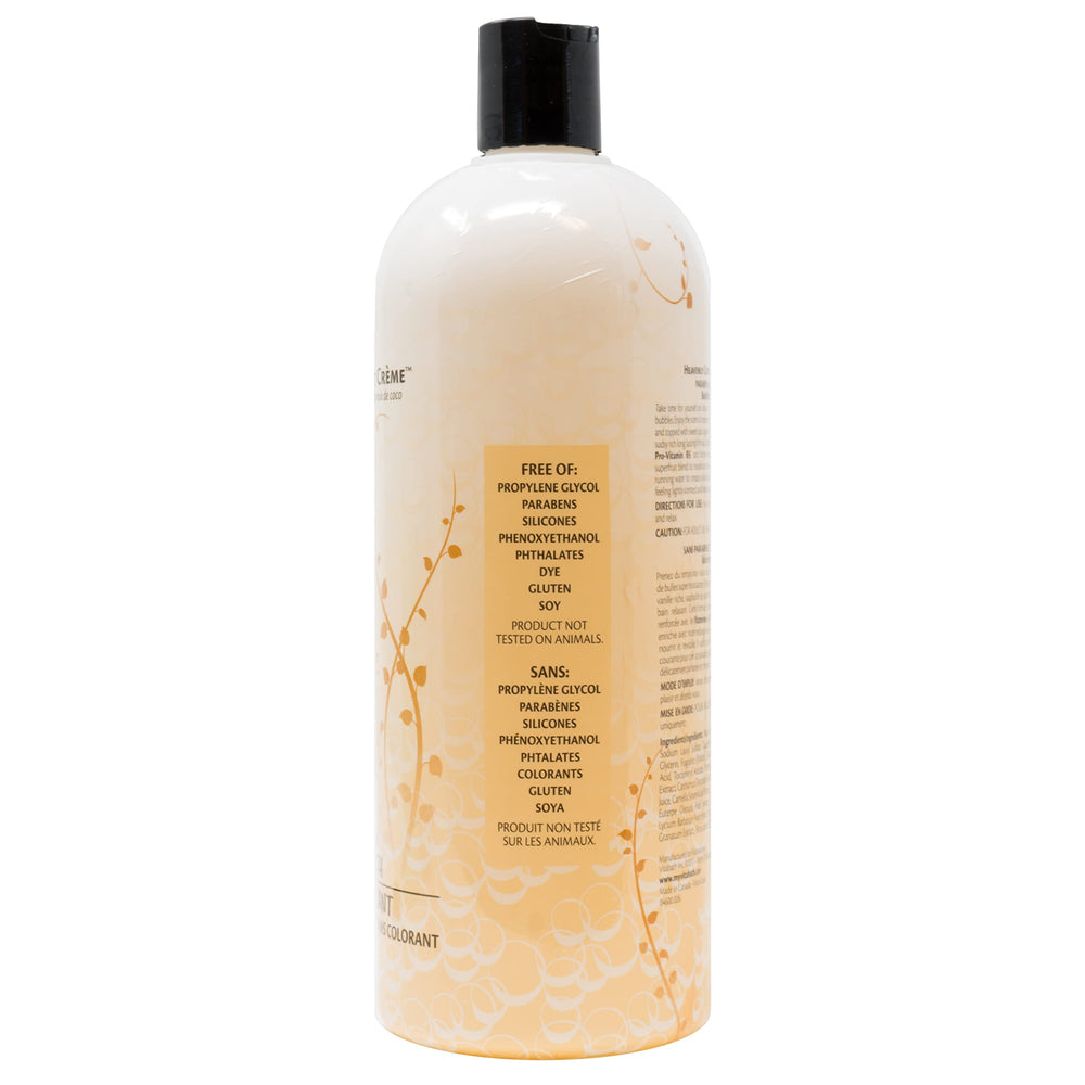 Vitabath Heavenly Coconut Creme Bubble Bath 65-year legacy mentioned on packaging