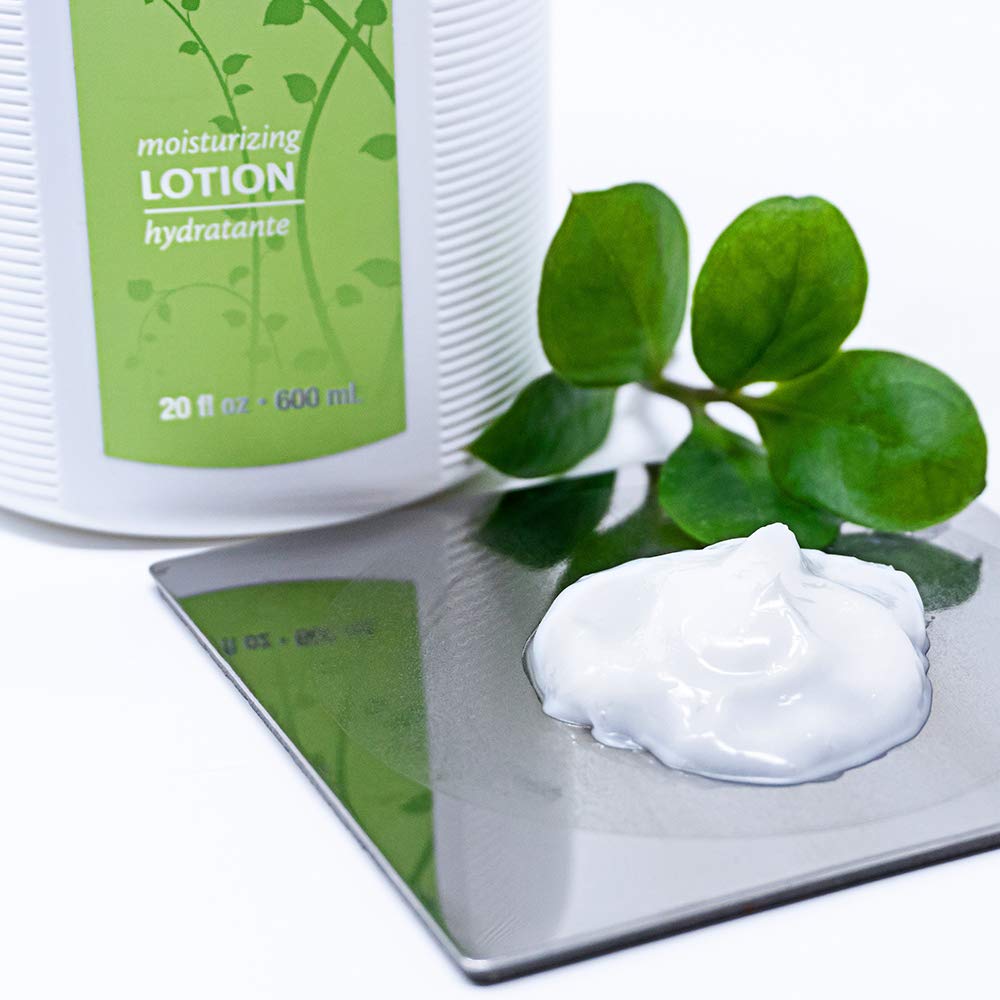 Vitabath Original Spring Green lotion after shower shows quick absorption and long-lasting moisture.