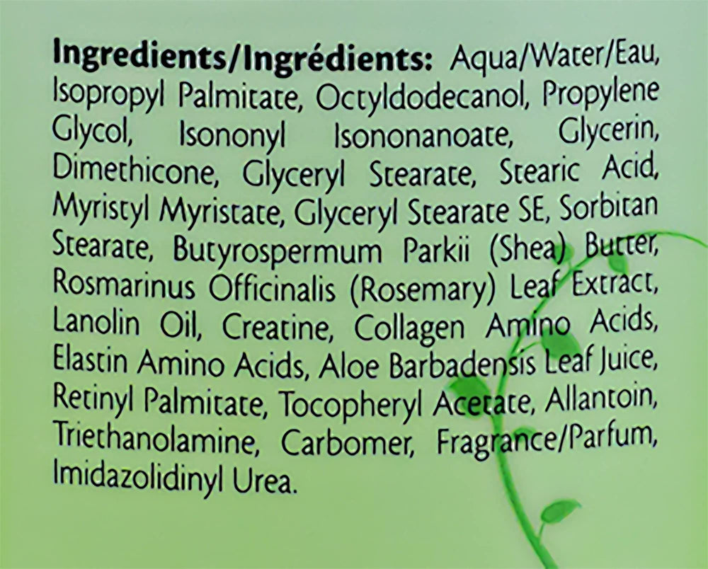 Vitabath Original Spring Green skin hydration closeup showing dewy, nourished look
