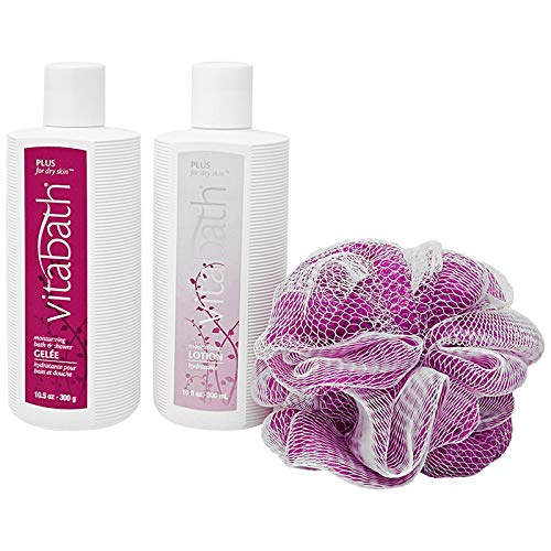 Vitabath sunflower and lanolin oils to restore skin moisture