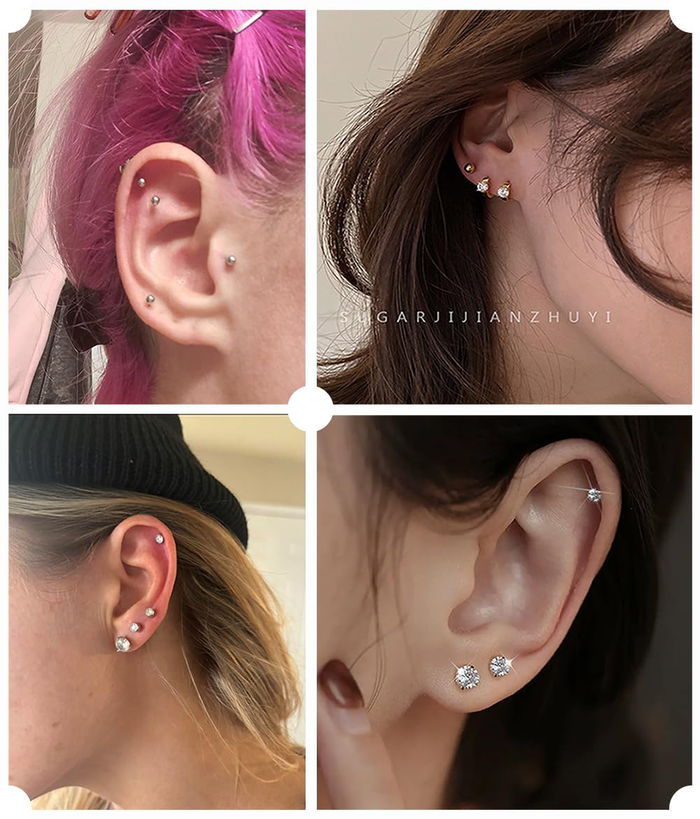 VitaCool silicone earring backings for secure daily wear.