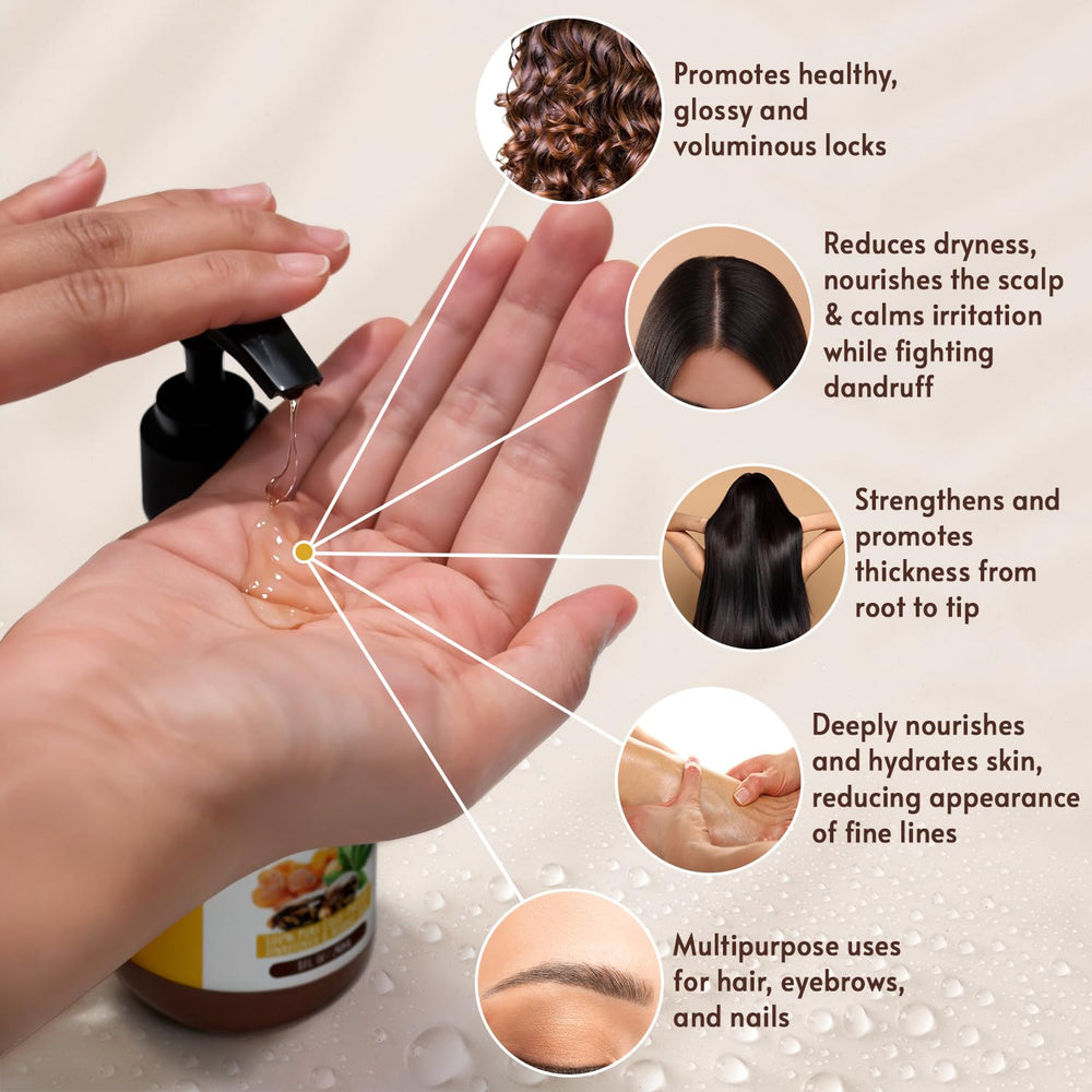 VITAL AFFAIR oil on the face provides deep hydration and a healthy glow