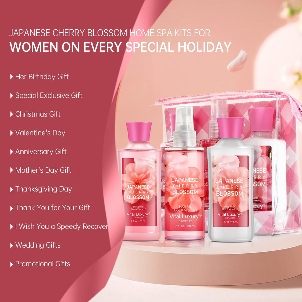 Vital Luxury bath-and-body set collection with cohesive spa vibe