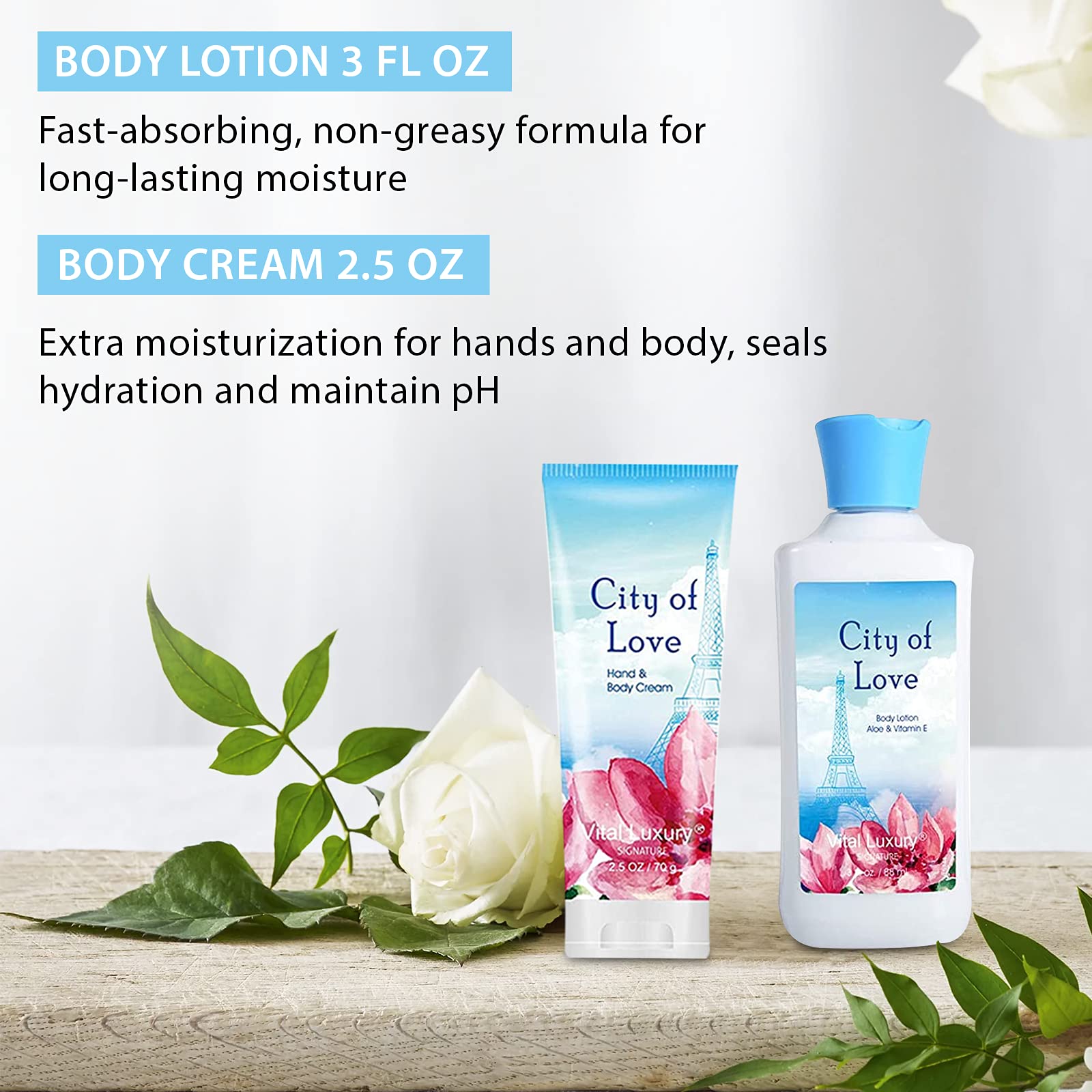 Vital Luxury gift packaging showcasing ready-to-gift spa set