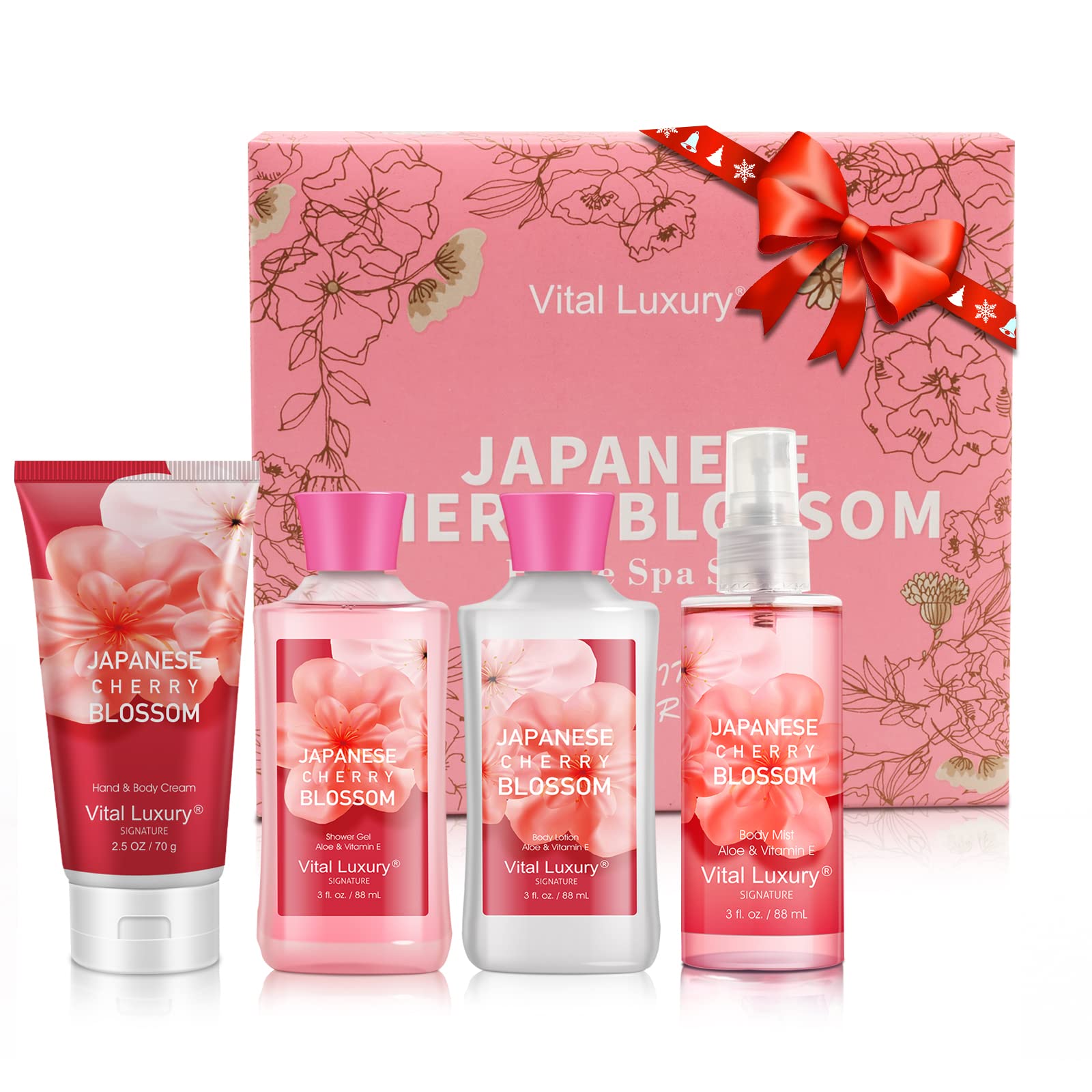 Vital Luxury shower gel in travel kit offering a refreshing cleanse.