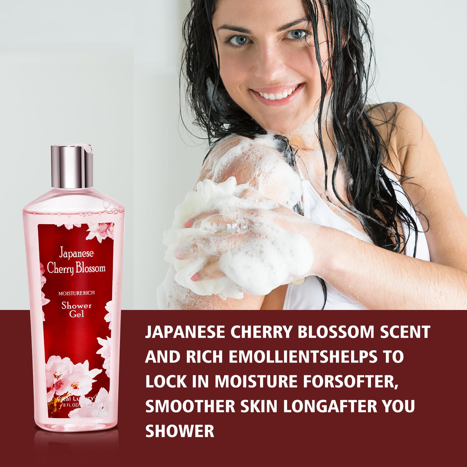 Vital Luxury Cherry Blossom gift box presentation