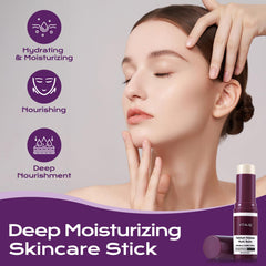 VITALIQ Calcium Balm eye-area closeup highlights hydrating treatment for delicate skin.