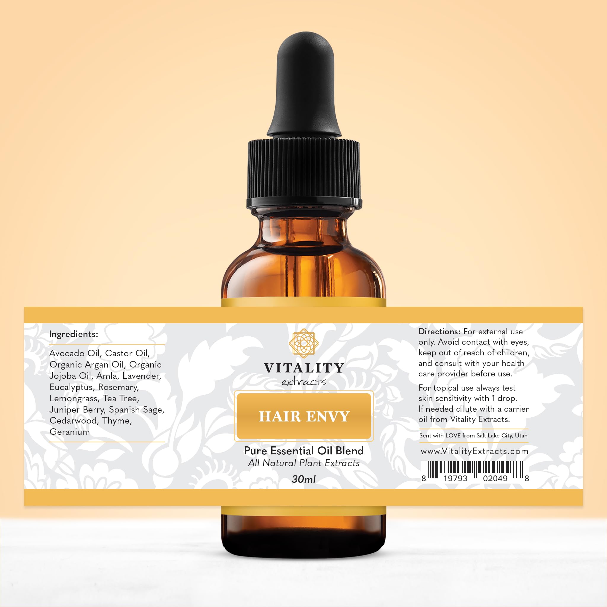 Vitality Hair Envy product portrait for brand consistency