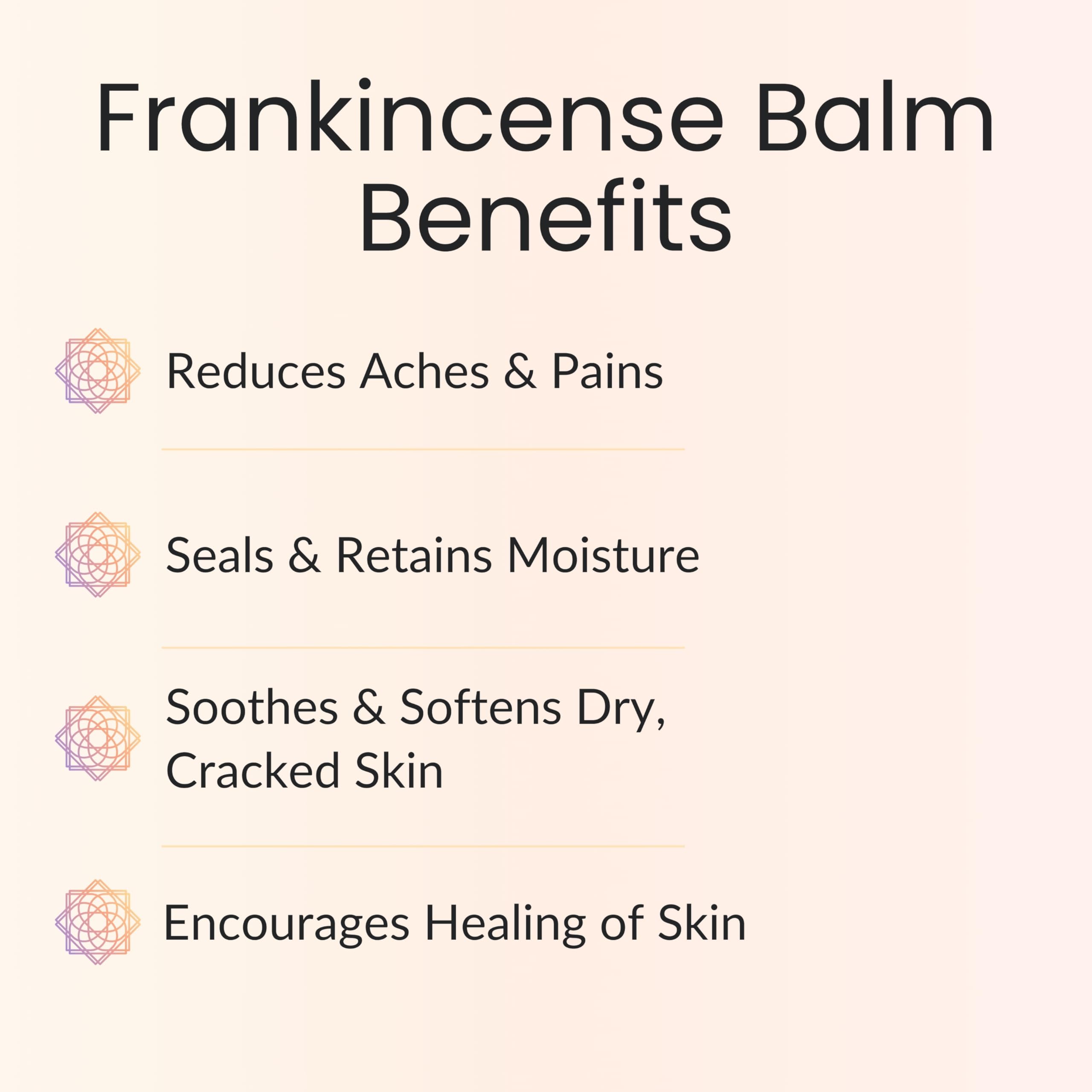 Vitality Frankincense Balm 6oz jar on display with soft lighting for daily moisturization.