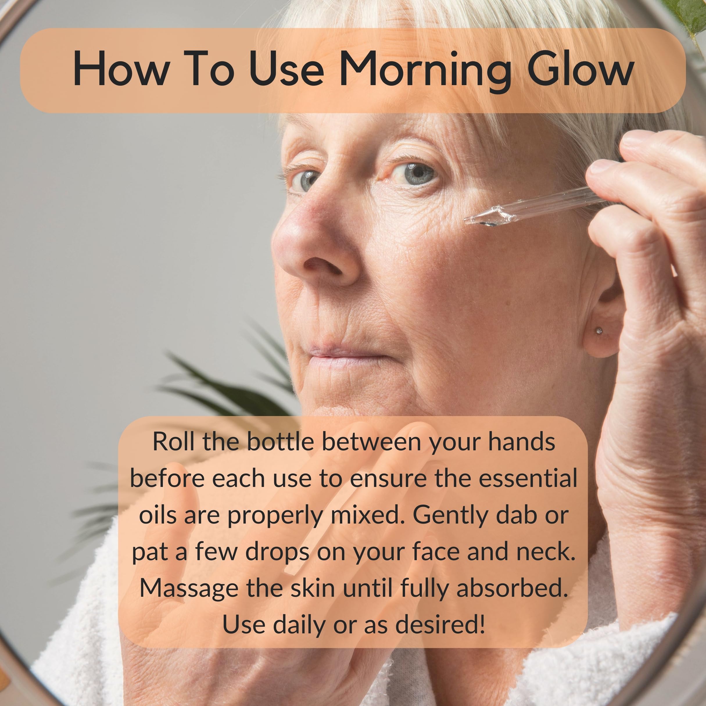 Vitality Morning Glow serum ingredients oil-blend featuring avocado and rosehip nourishment