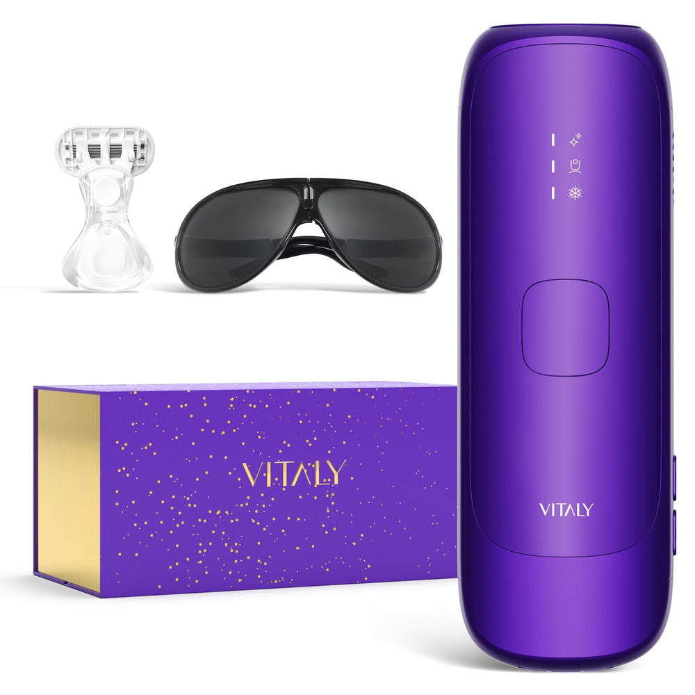 VITALY IPL device with sapphire ice cooling head for comfortable at‑home hair removal