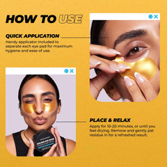 Vitamasques cooling hydrogel feel on skin