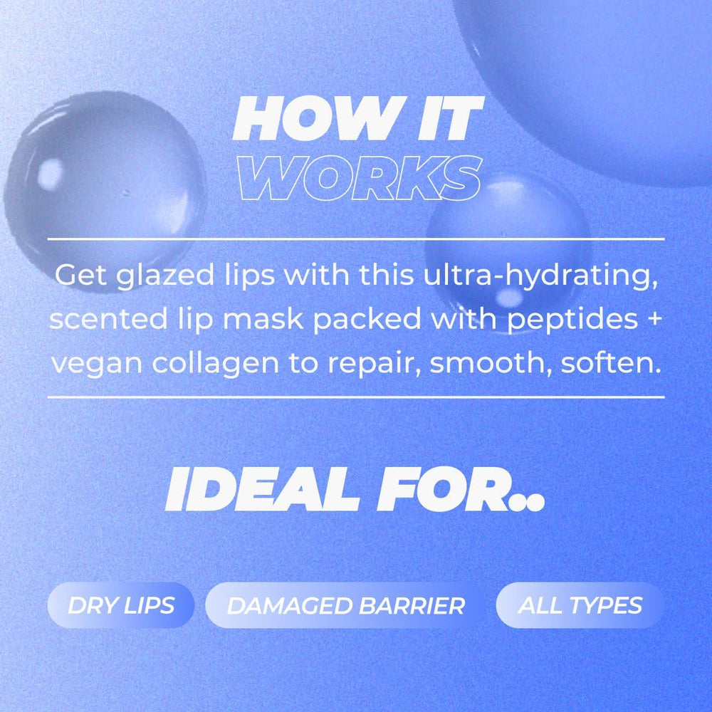 Vitamasques lip mask 3-pack peptides aloe soothing care