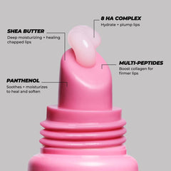 Vitamasques lip mask application closeup shows nightly nourishment for dry lips
