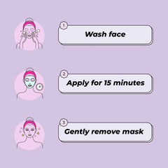 Vitamasques vitamin C cherry mask closeup for radiant glow and even tone.