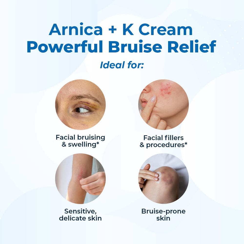 VitaMedica Arnica Cream post-procedure cooling on skin after lasers or peels