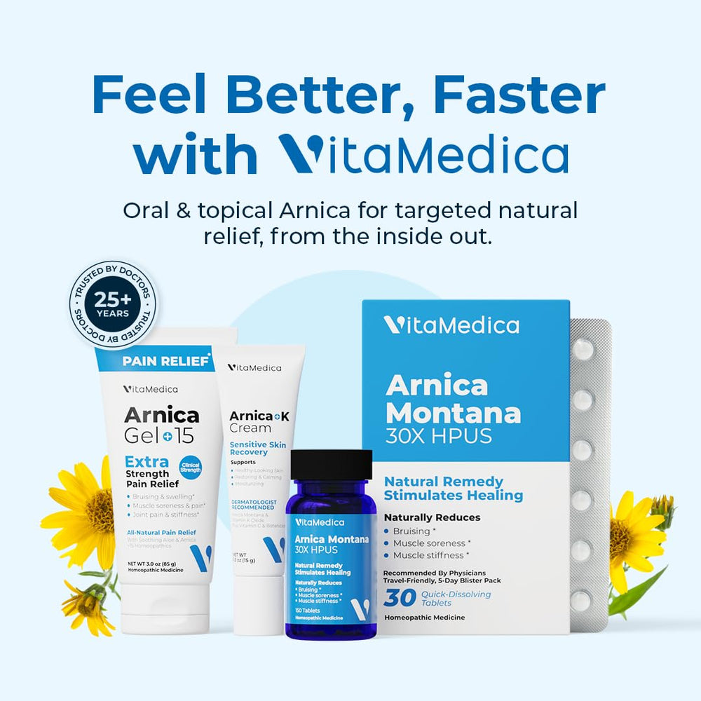 VitaMedica Arnica Cream two-pack for ongoing recovery support