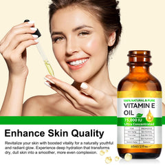 Vitamin E Oil drops close-up highlighting nourishment