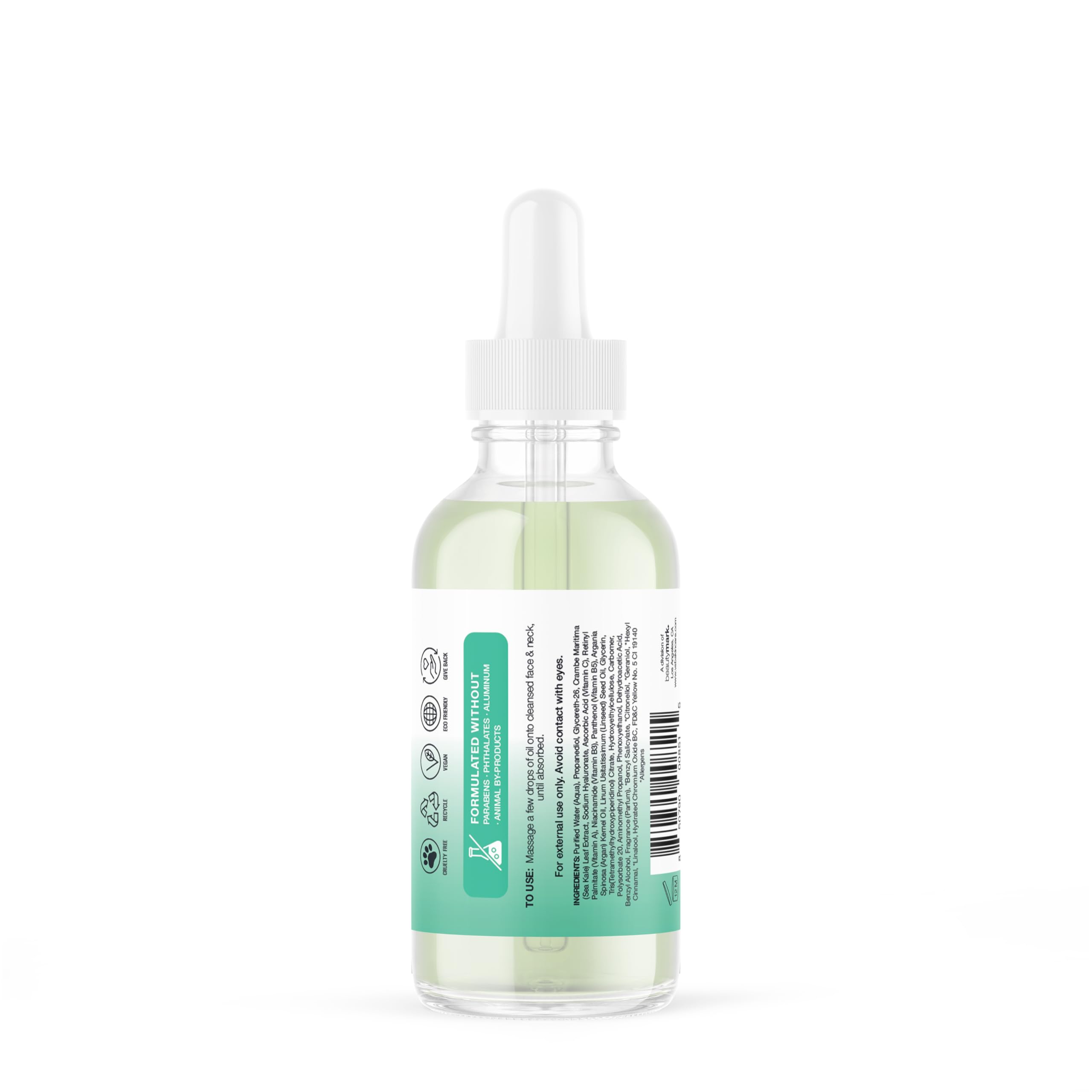 Vitamins and Sea Beauty packaging overview signals a clean vegan formula