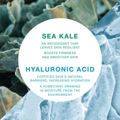Vitamins and Sea Beauty serum texture shot conveys lightweight hydration before makeup
